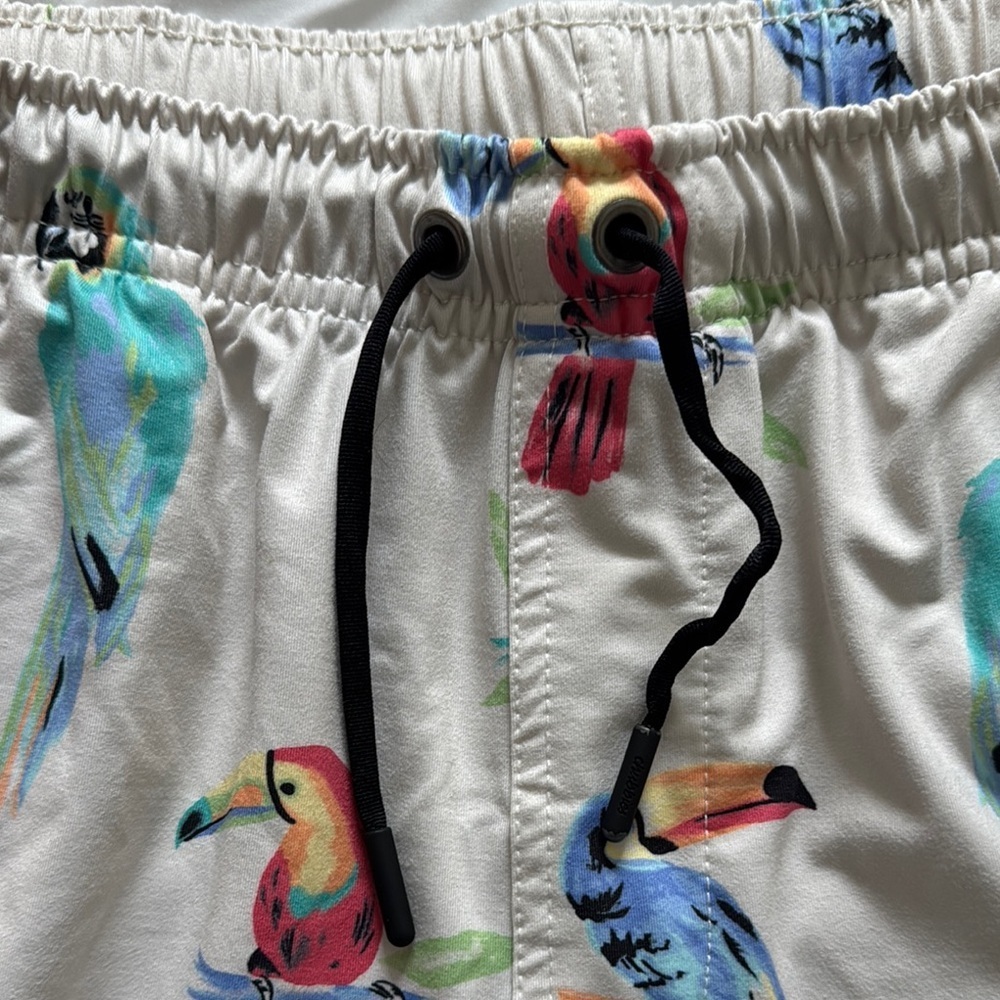 Tropical Parrot Print Women's Shorts - Picture 4 of 7
